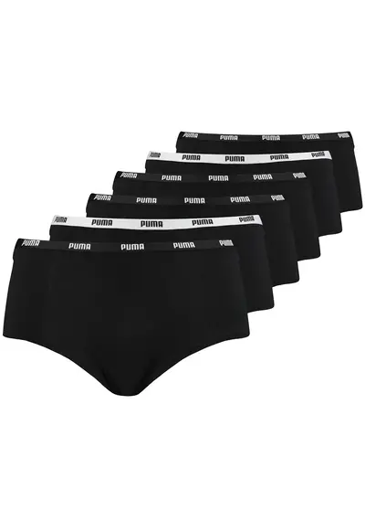 Puma 6-Pack dames mini boxershorts Puma 6-Pack dames mini boxershorts