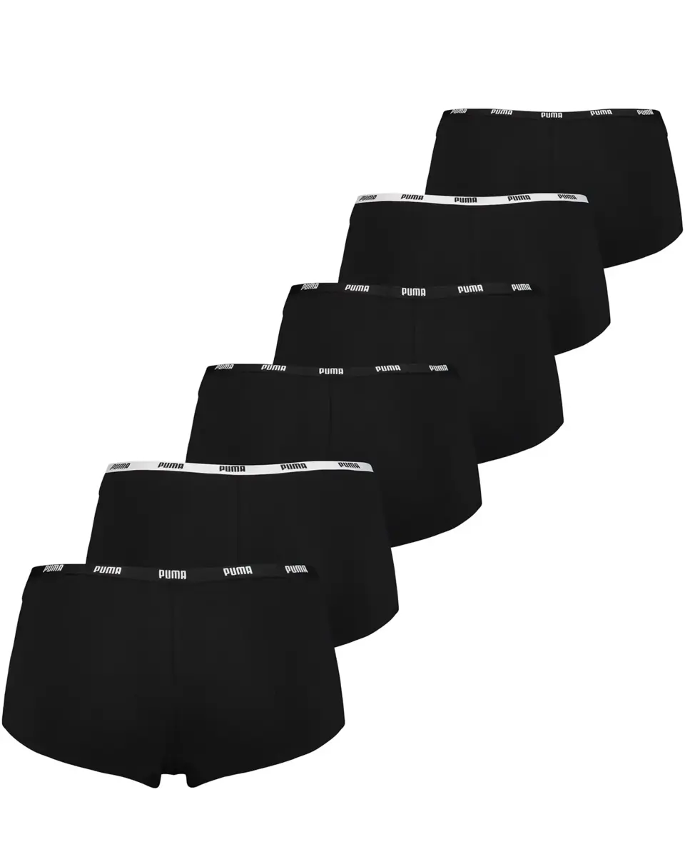 Puma 6-Pack dames mini boxershorts - Multipack katoenen dames onderbroeken - Vrouwen ondergoed Puma 6-Pack dames mini boxershorts - Multipack katoenen dames onderbroeken - Vrouwen ondergoed