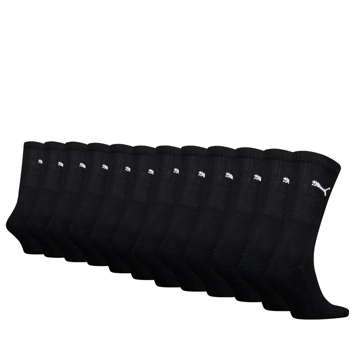 Puma 12-paar Crew sport sokken - Multipack sport sokken voor dames en heren - Zwart - Combi - Voordeelverpakking Puma 12-paar Crew sport sokken - Multipack sport sokken voor dames en heren - Zwart - Combi - Voordeelverpakking