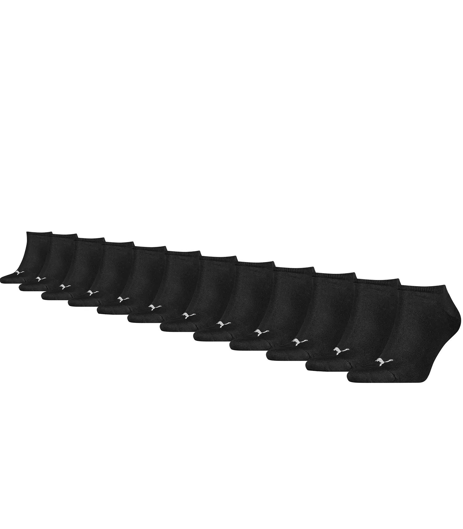 Puma 12-Paar Sneaker sokken - Katoen - Invisible - Multipack lage enkelsokken - Voordeelverpakking - Sale