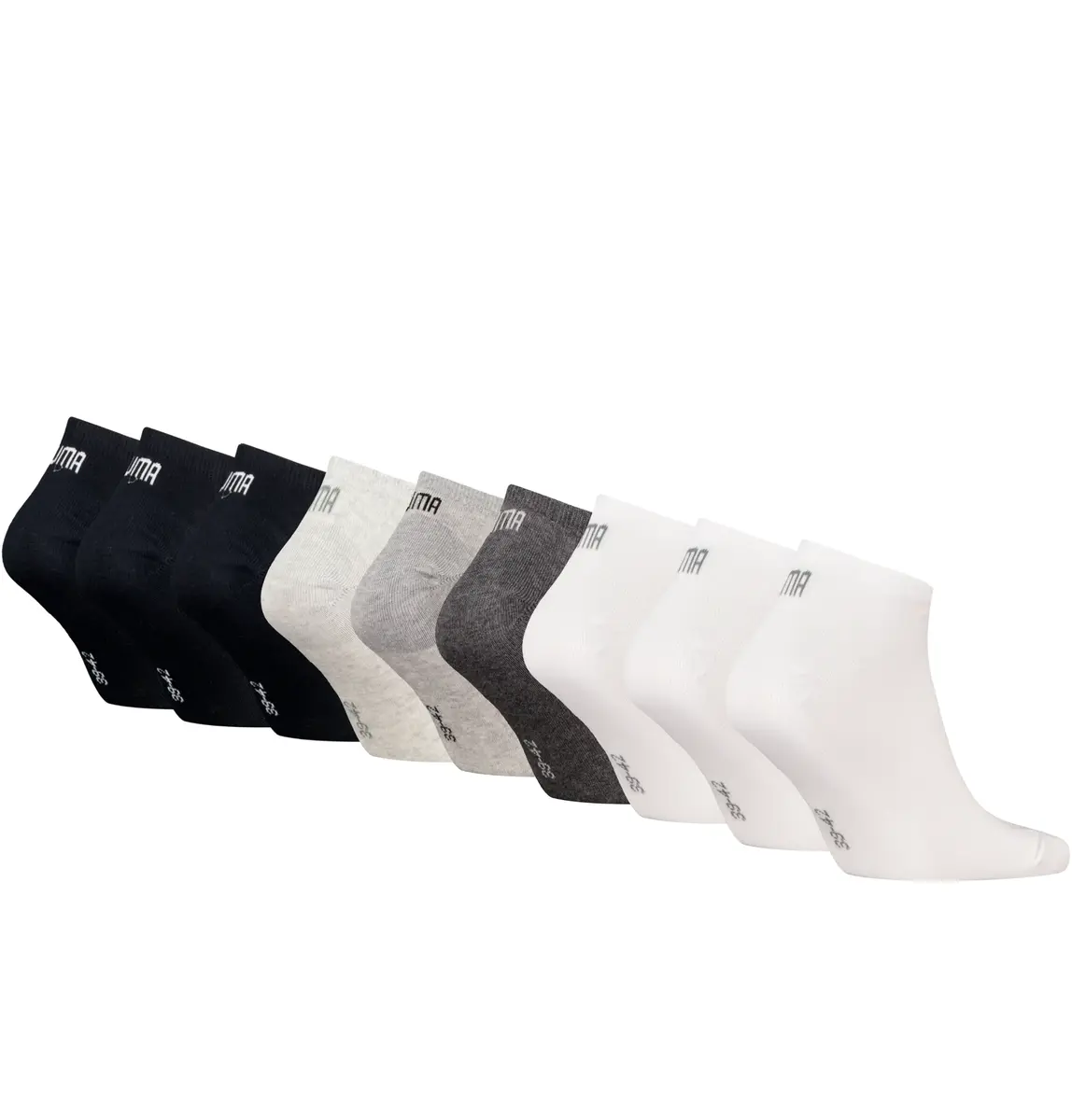 Puma 9-Paar Sneaker sokken - Katoen - Invisible - Voordeelverpakking enkelsokken voor dames en heren Puma