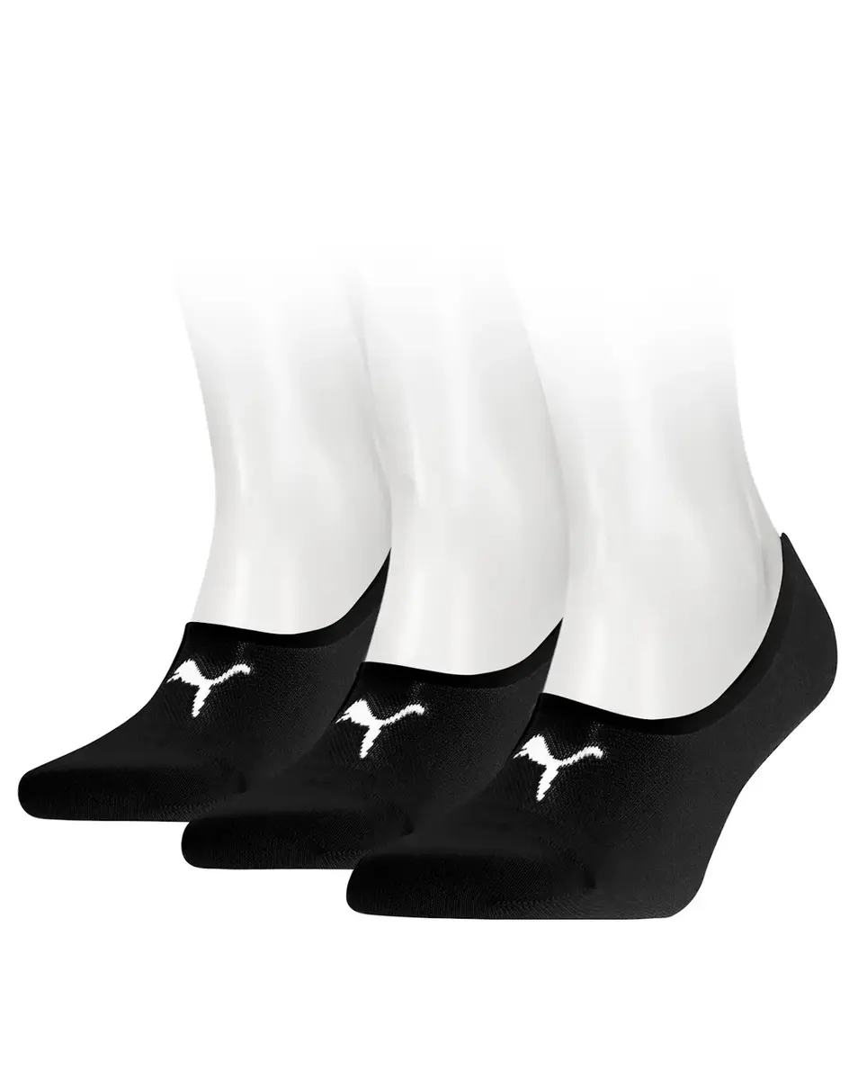 Puma 3 paar footies sokken - Invisible - Lage katoenen Sneaker sokken - Invisible Puma 3 paar footies sokken - Invisible - Lage katoenen Sneaker sokken - Invisible