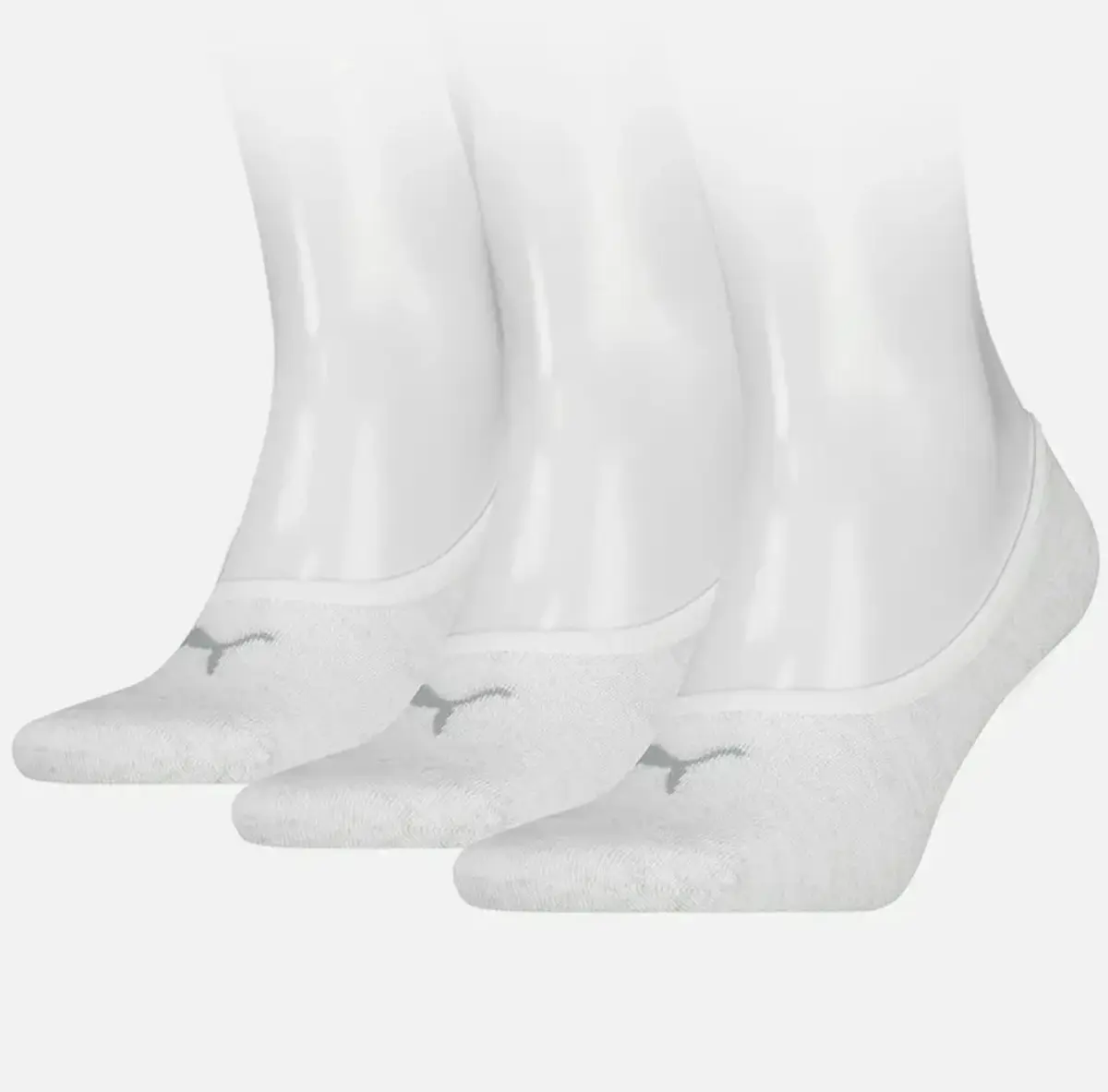 Puma 3 paar footies sokken - Invisible - Lage katoenen Sneaker sokken - Invisible Puma 3 paar footies sokken - Invisible - Lage katoenen Sneaker sokken - Invisible
