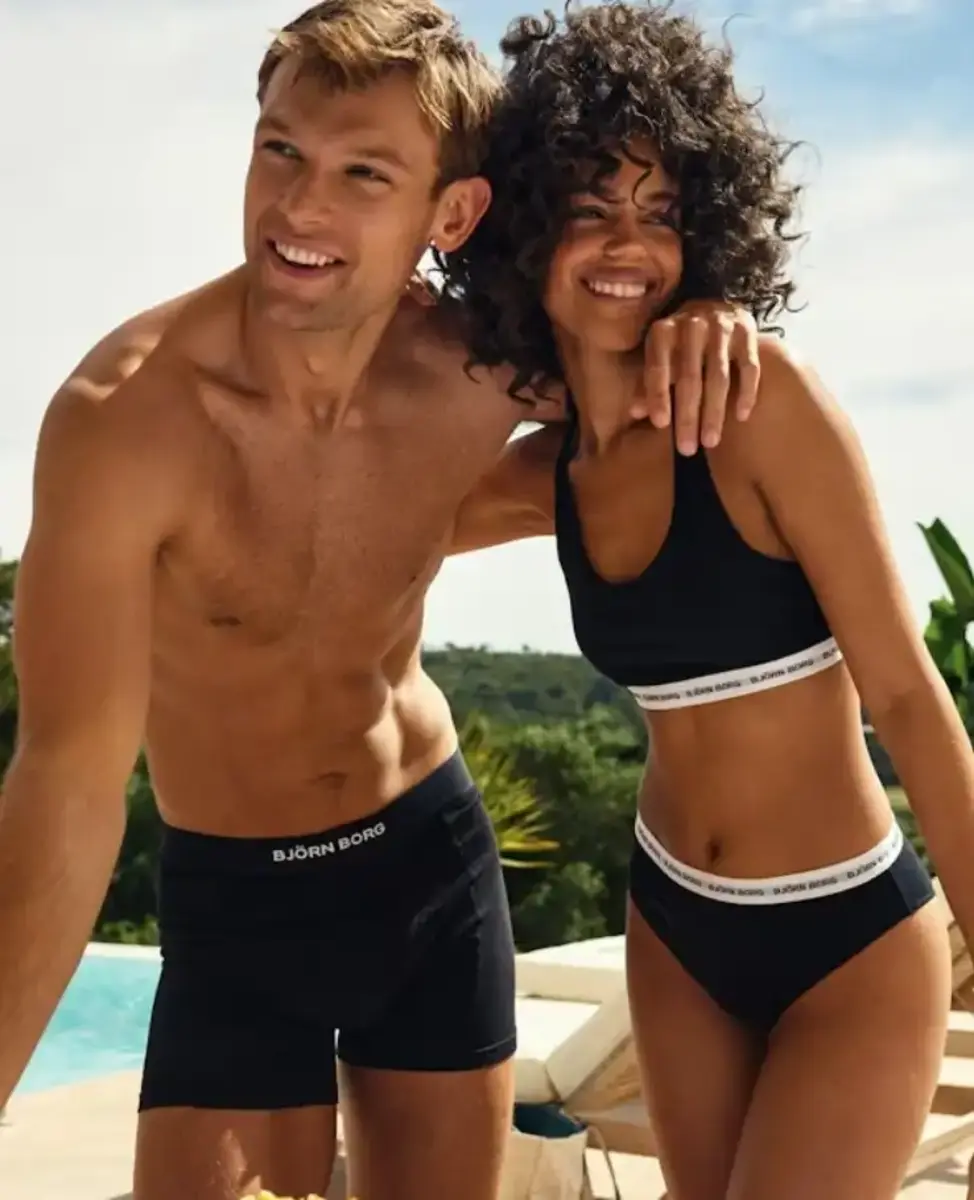 Bjorn Borg 2-pack dames slips - Core Logo - Katoenen dames onderbroeken - Elastische band