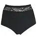 J&C Kanten dames taille slip - Invisible - Naadloos dames ondergoed dat niet doorschijnt - Zwart