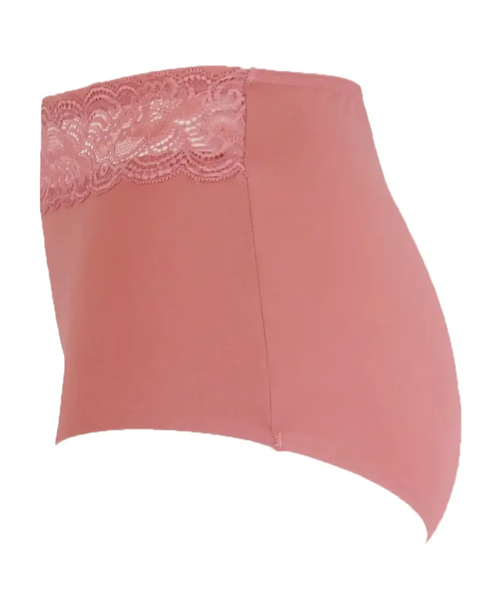 J&C Kanten dames taille slip - Invisible - Naadloos dames ondergoed dat niet doorschijnt