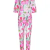 Pastunette dames pyjama - Summer Pink Flower