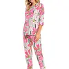 Pastunette dames pyjama - Summer Pink Flower