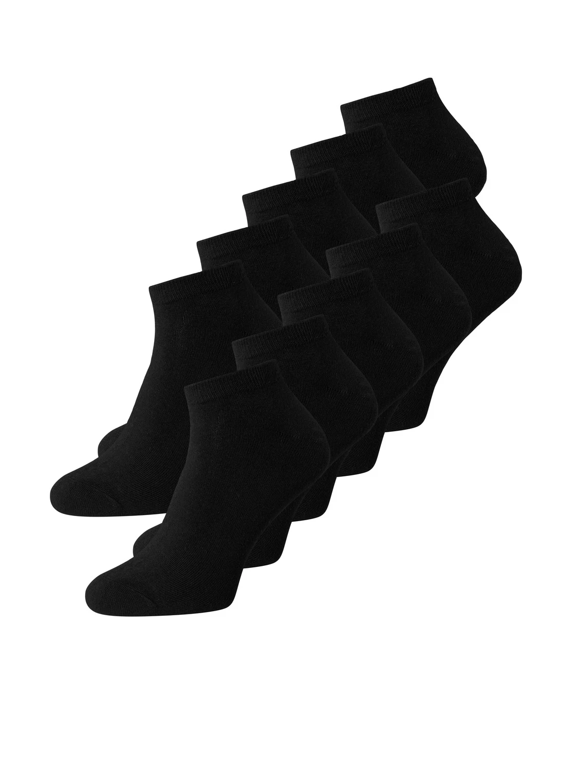 Jack & Jones 10-Pack sneaker sokken heren katoen - Voordeelverpakking enkelsokken - Multipack
