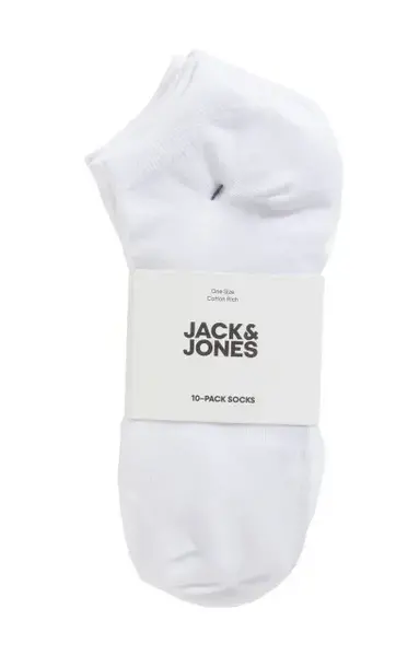 Jack & Jones 10-Pack sneaker sokken heren katoen - Voordeelverpakking enkelsokken - Multipack Jack & Jones 10-Pack sneaker sokken heren katoen - Voordeelverpakking enkelsokken - Multipack