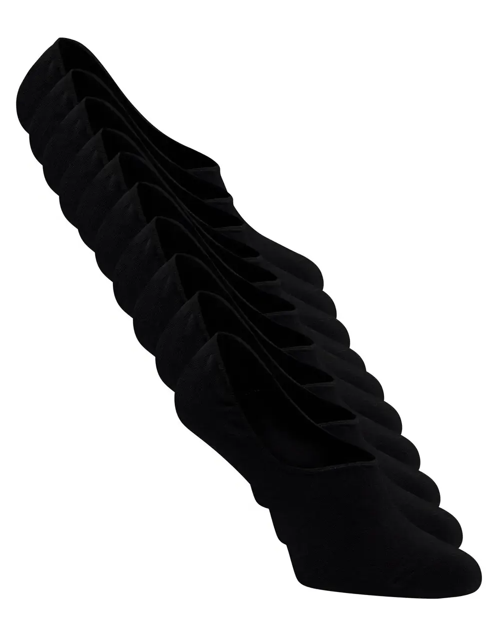 Jack & Jones 10 Pack footies - Lage sokken heren katoen - Kousenvoetjes - Sokken voor in loafers