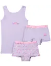 Funderwear meisjes ondergoed meisjes setje - Sweetheart - Boxershorts en hemd setje meisjes - Katoen