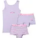 Funderwear meisjes ondergoed meisjes setje - Sweetheart - Boxershorts en hemd setje meisjes - Katoen - Lila