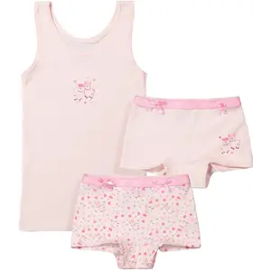 Funderwear meisjes ondergoed - meisjes setje - Alpaca - 2 Boxershorts en hemd setje kind Funderwear meisjes ondergoed - meisjes setje - Alpaca - 2 Boxershorts en hemd setje kind