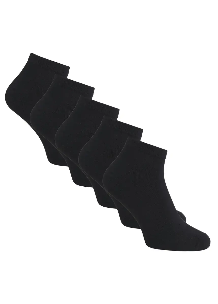 Jack & Jones 5-paar lage sneaker sokken Bamboe - Heren bamboe enkelsokken - Multipack