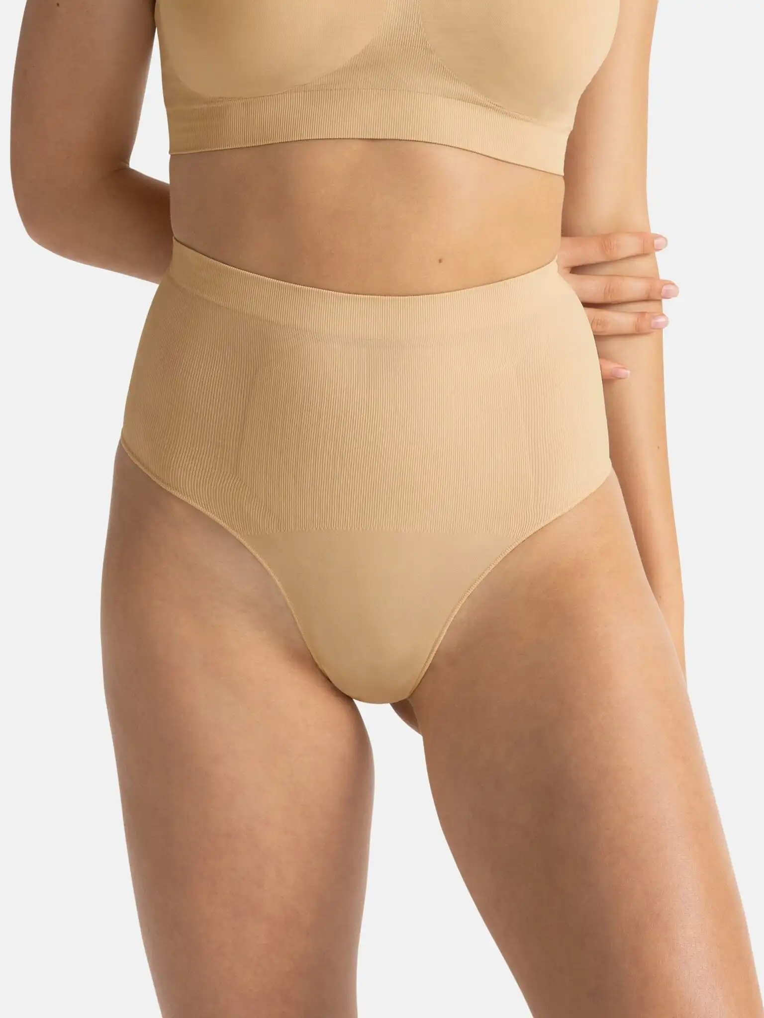Dorina sterk Corrigerende hoge string - Absolute Sculpt - High Control - Buik corrigerende shapewear string - Schijnt niet door