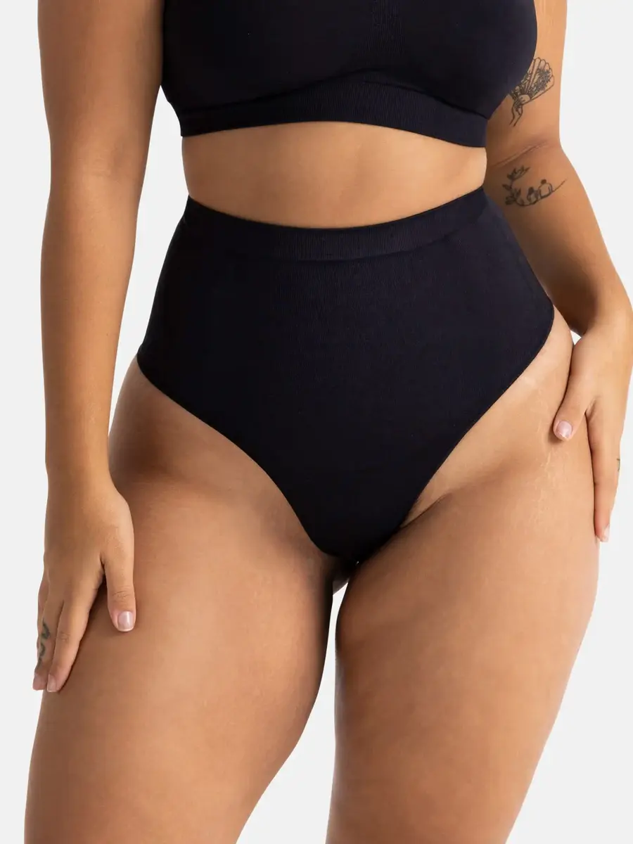 Dorina sterk Corrigerende hoge string - Absolute Sculpt - High Control - Buik corrigerende shapewear string - Schijnt niet door