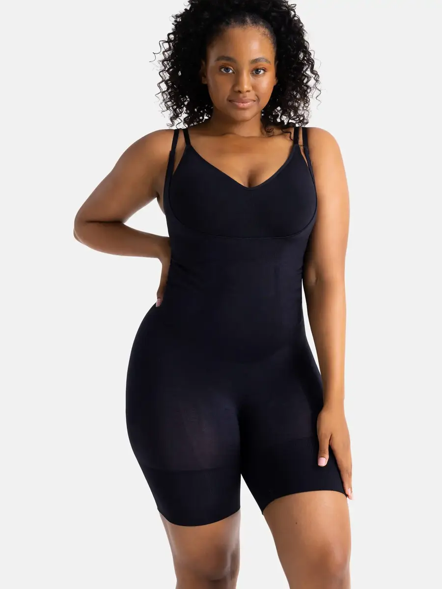 Dorina corrigerende body met pijpjes naadloos - Absolute Sculpt - Naadloos shapewear bodysuit - Buik, taille en benen corrigerend Dorina corrigerende body met pijpjes naadloos - Absolute Sculpt - Naadloos shapewear bodysuit - Buik, taille en benen corrigerend