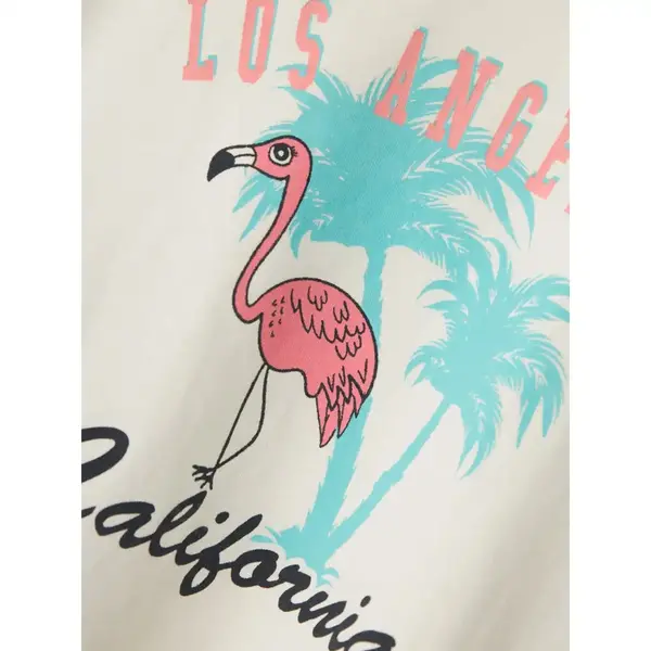 Name-It meisjes shortama - Flamingo - Biologisch katoenen meisjes pyjama - shortama kind Name-It meisjes shortama - Flamingo - Biologisch katoenen meisjes pyjama - shortama kind