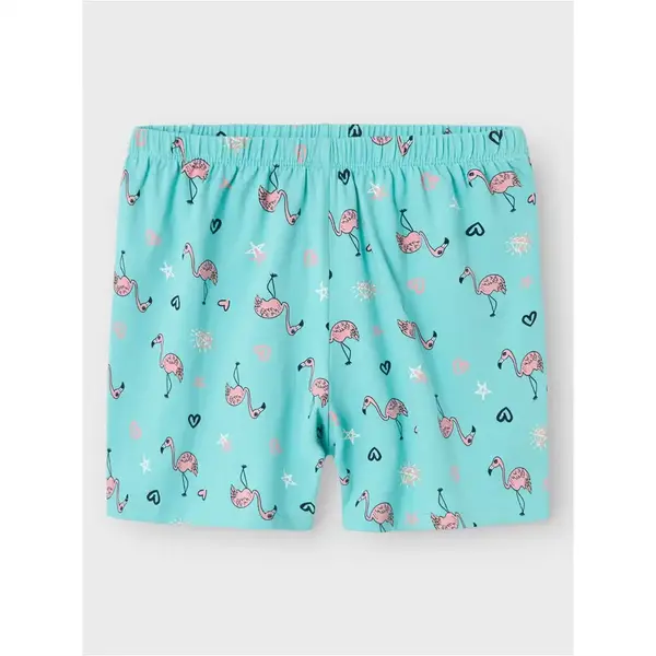 Name-It meisjes shortama - Flamingo - Biologisch katoenen meisjes pyjama - shortama kind Name-It meisjes shortama - Flamingo - Biologisch katoenen meisjes pyjama - shortama kind