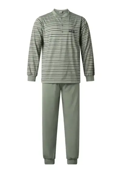 Gentlemen tricot heren pyjama - Khaki Gentlemen tricot heren pyjama - Khaki