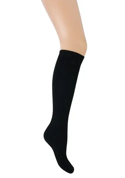 Teckel 2-paar dames kniekous - Katoen Teckel 2-paar dames kniekous - Katoen