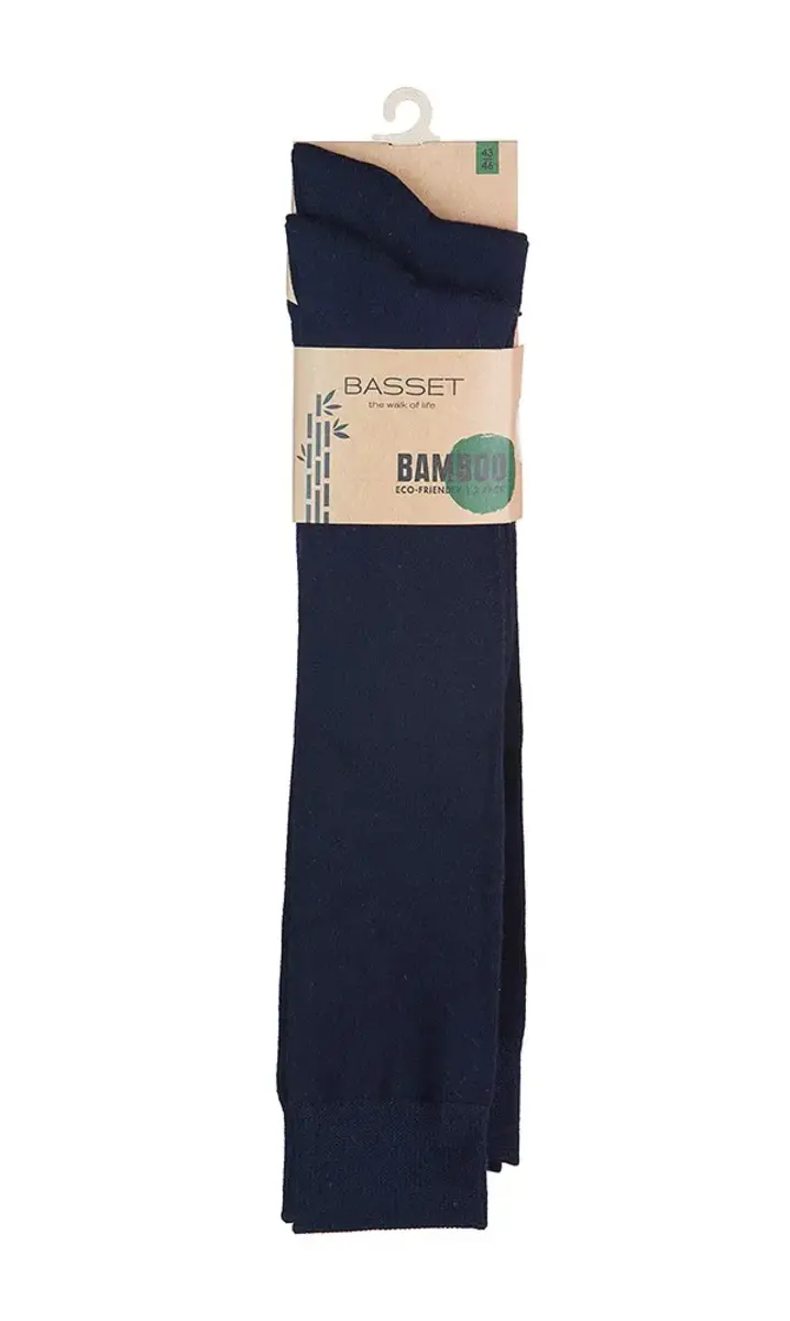 Basset 2-pack Bamboe kniekous - dames & heren - Hoge bamboe sokken Basset 2-pack Bamboe kniekous - dames & heren - Hoge bamboe sokken