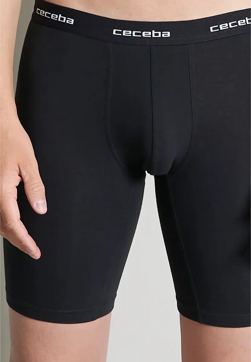 Ceceba 2-pak extra lang - heren boxershort -10180 - Onderbroeken met lange pijpjes - Tegen schurenden benen - Katoen Ceceba 2-pak extra lang - heren boxershort -10180 - Onderbroeken met lange pijpjes - Tegen schurenden benen - Katoen