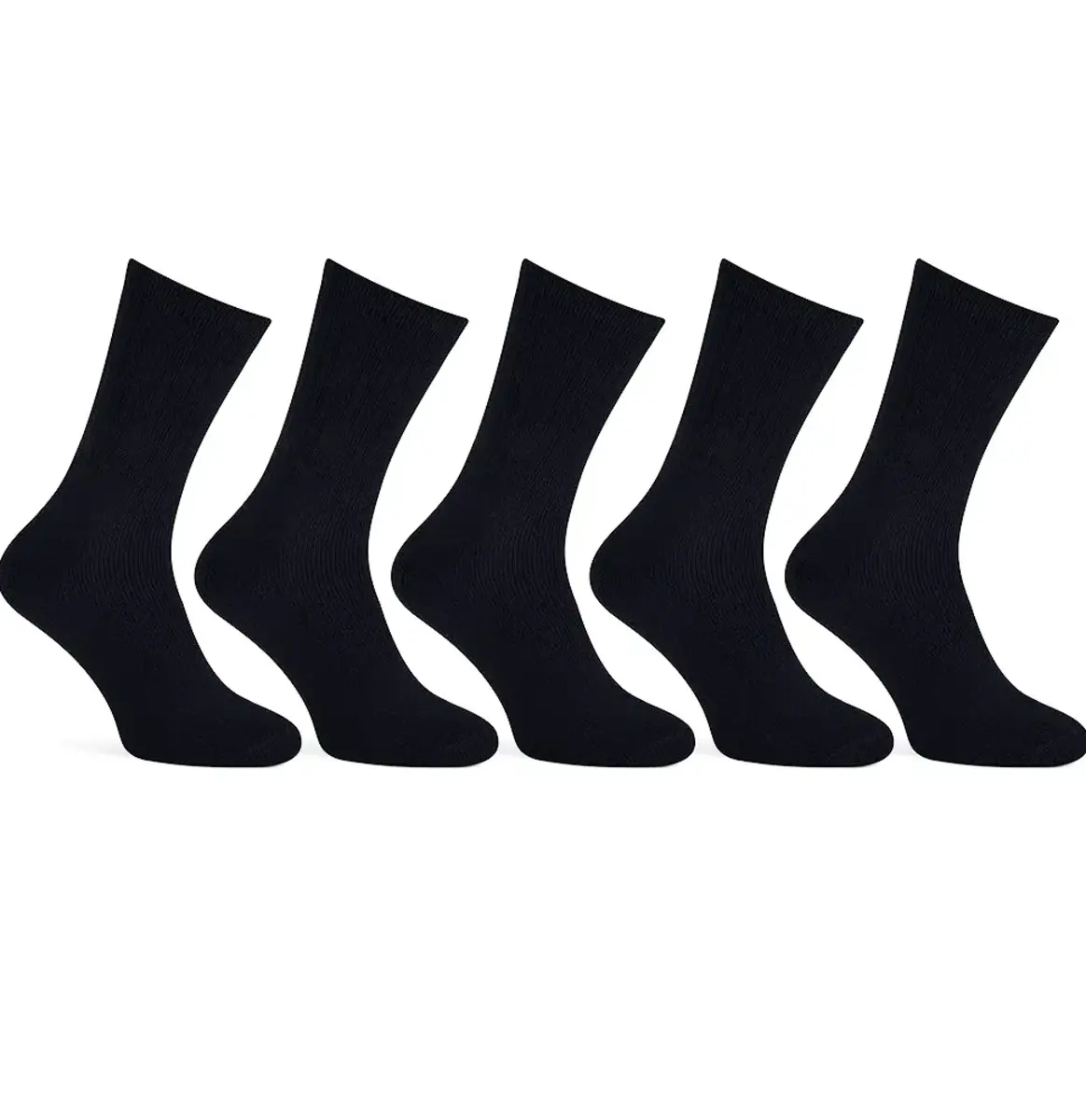 Primair 5-paar heren sport sokken - Katoen - Zwart & wit Multipack heren sokken Primair 5-paar heren sport sokken - Katoen - Zwart & wit Multipack heren sokken