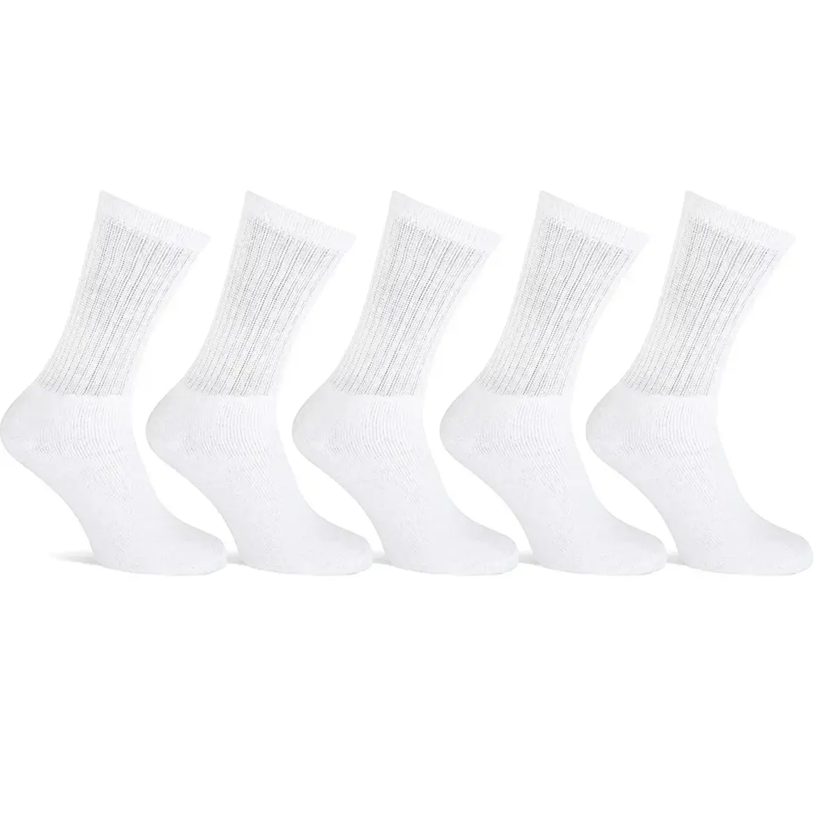 Primair 5-paar heren sport sokken - Katoen - Zwart & wit Multipack heren sokken