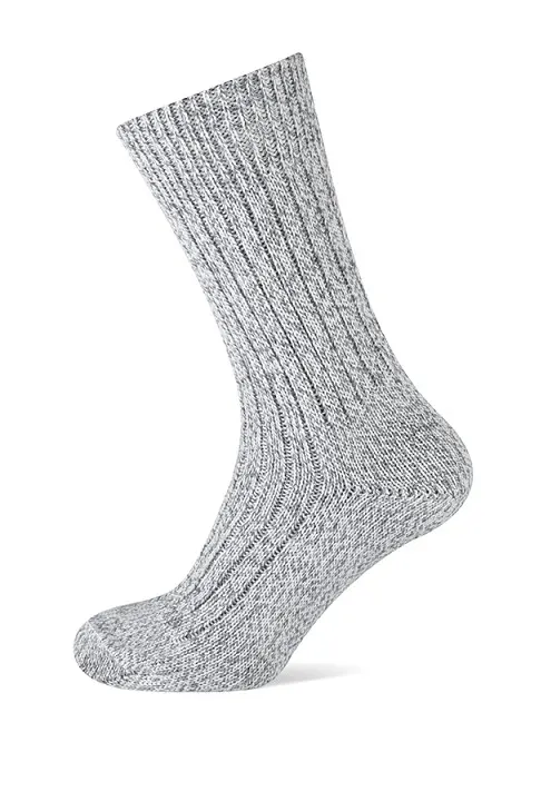 Hertex Dikke wollen sokken - gebreide sokken - 50% Wol - Warme huissokken - Bedsokken - Thermosokken dames