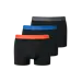 Schiesser 3-pack heren boxershort 95/5 -  Coloured - Maat S - Zwart