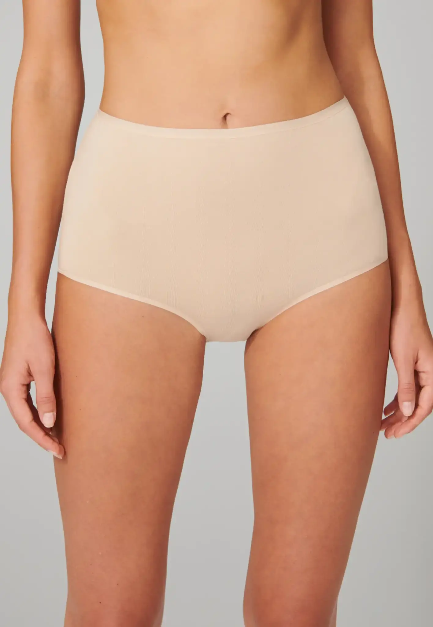 Schiesser 2-Pack Taille dames slip 95/5 Organic - Hoge biologisch katoenen dames onderbroeken - Maxi ondergoed