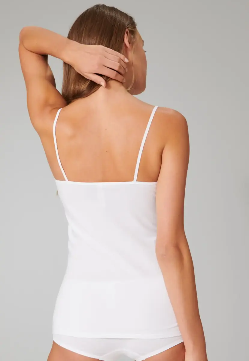 Schiesser 2-Pack dames spaghetti hemdjes - Organic 95/5 - Basics - Dames singlets met spaghetti bandjes - Biologisch katoen Schiesser 2-Pack dames spaghetti hemdjes - Organic 95/5 - Basics - Dames singlets met spaghetti bandjes - Biologisch katoen