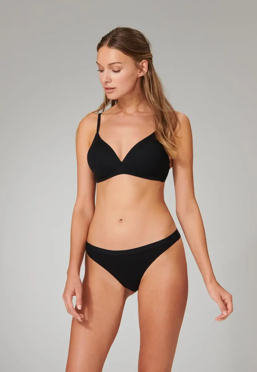 Schiesser 2-Pack strings dames 95/5 - Biologisch katoenen dames strings - Multipack Schiesser 2-Pack strings dames 95/5 - Biologisch katoenen dames strings - Multipack