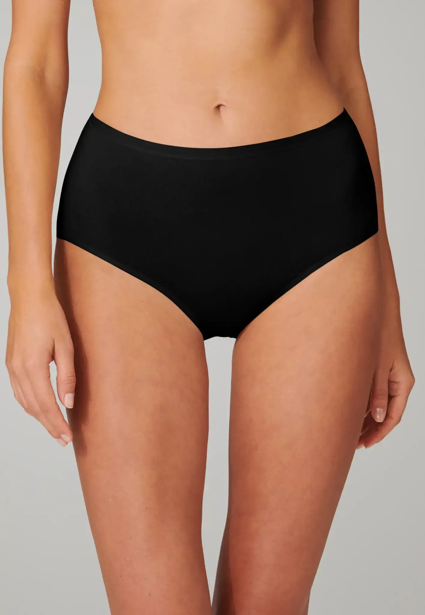Schiesser 2-Pack midi dames slip 95/5 Organic - Biologisch katoenen dames heup slips - Onderbroeken met dubbel katoenen kruisje