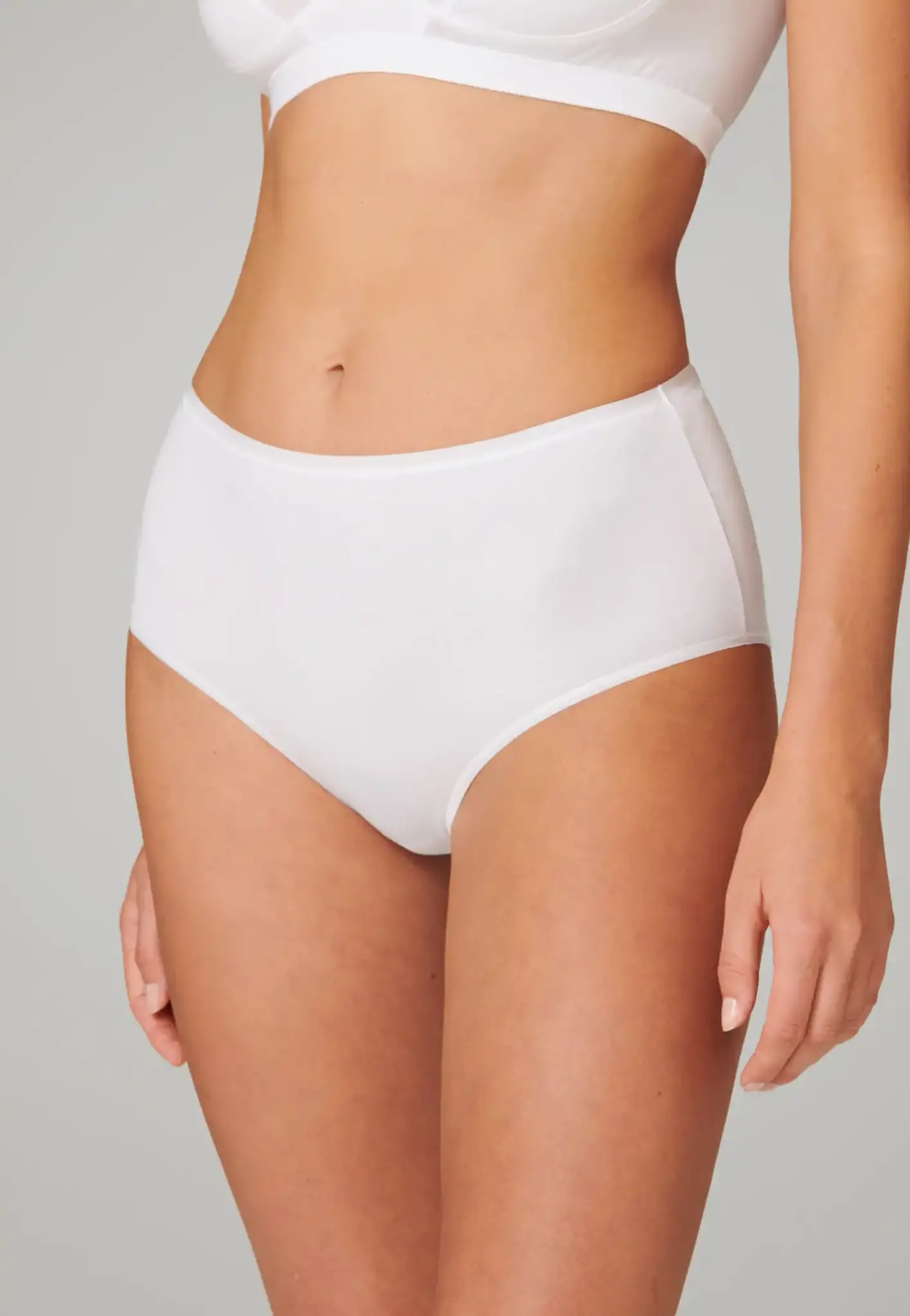 Schiesser 2-Pack midi dames slip 95/5 Organic - Biologisch katoenen dames heup slips - Onderbroeken met dubbel katoenen kruisje