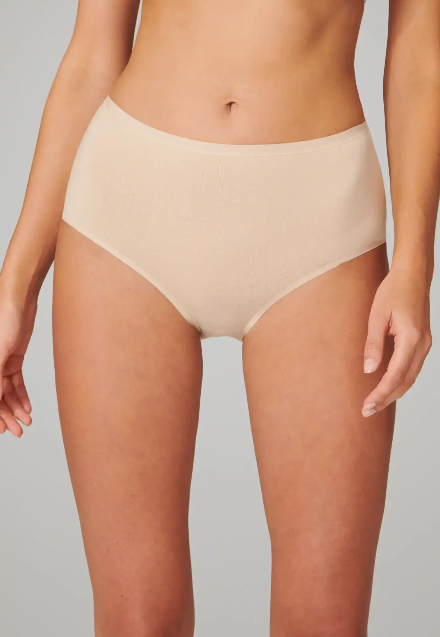 Schiesser 2-Pack midi dames slip 95/5 Organic - Biologisch katoenen dames heup slips - Onderbroeken met dubbel katoenen kruisje