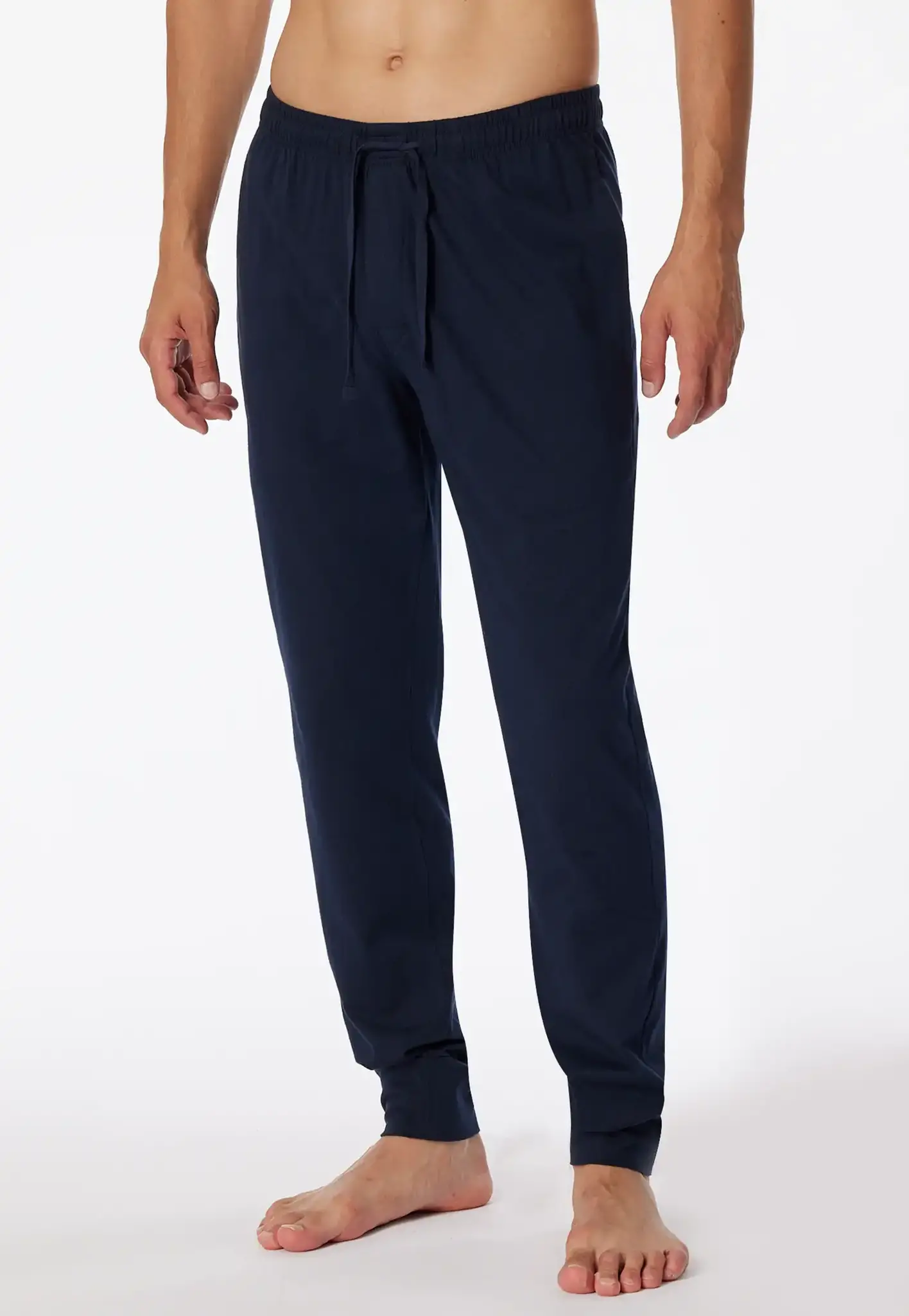 Schiesser lange pyjamabroek heren - NOS - MIX & Relax - 100% katoenen pyjamabroek met boorden