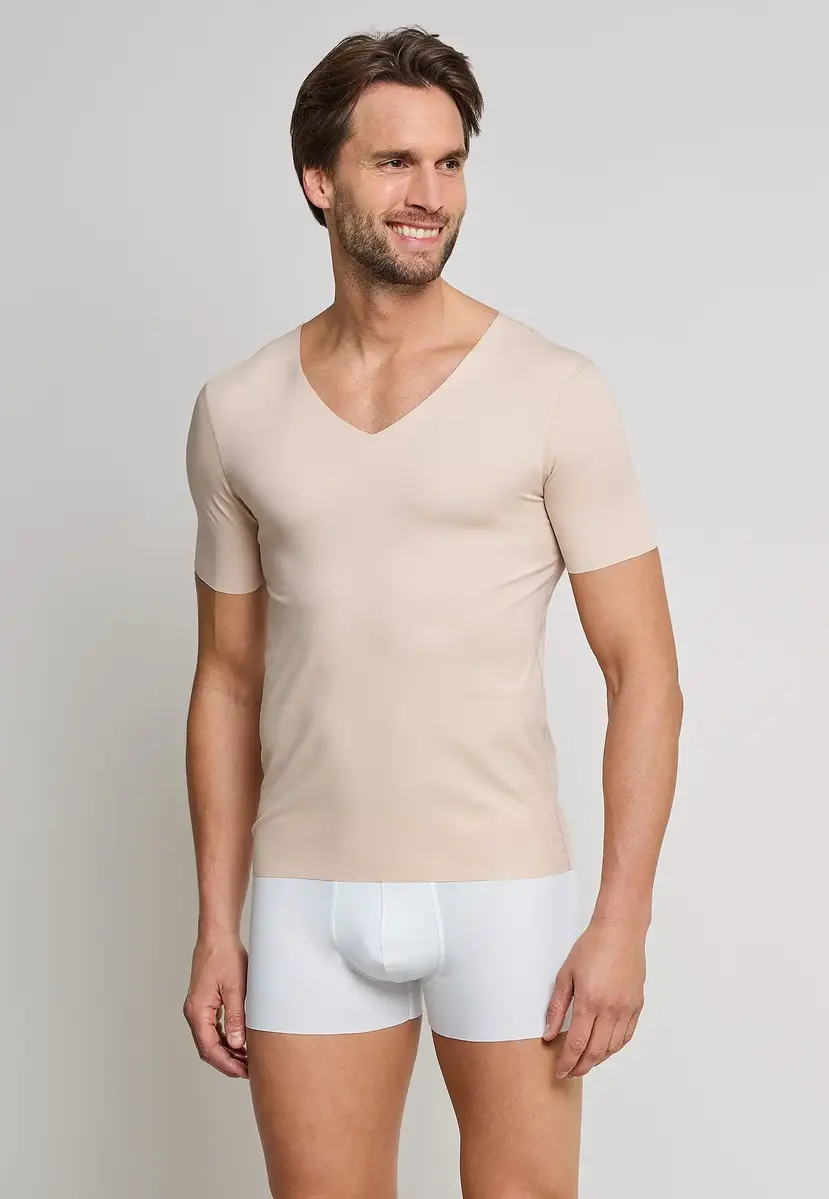 Schiesser business heren ondershirt - Naadloos laser cut - Perfect shirt voor onder je overhemd - Schijnt niet door - Diepe hals Schiesser business heren ondershirt - Naadloos laser cut - Perfect shirt voor onder je overhemd - Schijnt niet door - Diepe hals