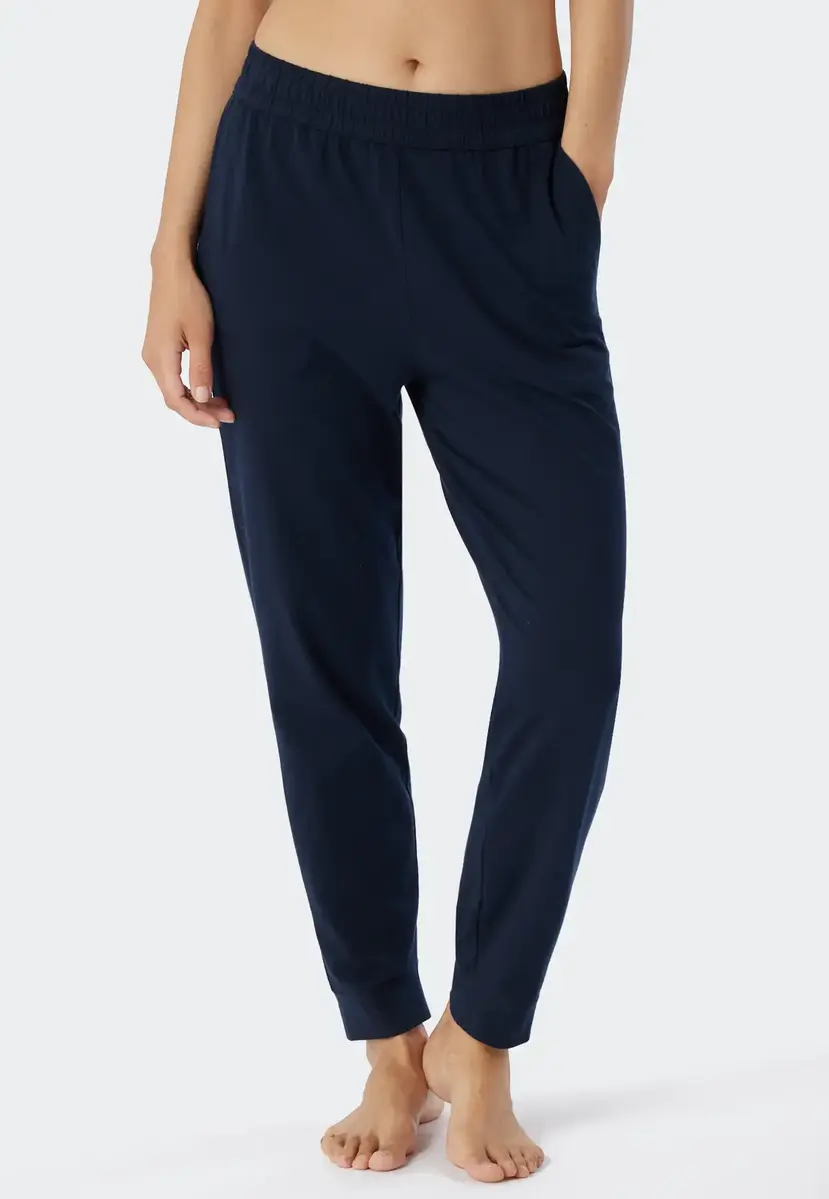 Schiesser Pyjama Broek dames - Jersey Katoen - Katoenen losse lange pyjamabroek