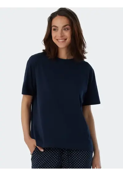 Schiesser dames pyjamashirt korte mouw - Mix & Relax Schiesser dames pyjamashirt korte mouw - Mix & Relax