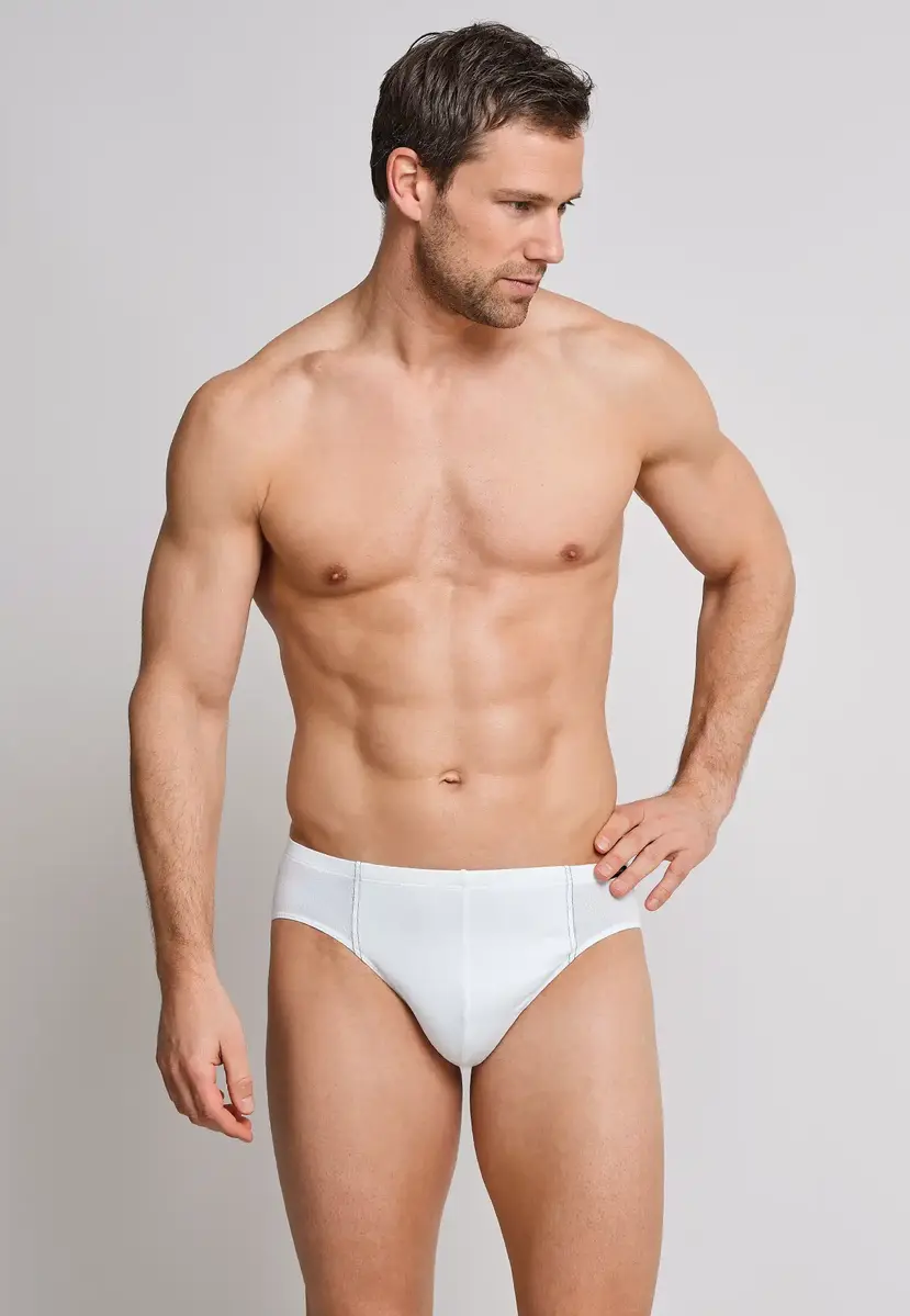 Schiesser 3-pack heren mini slips - Essentials - Lage heren onderbroeken biologisch katoen - Stoffen band Schiesser 3-pack heren mini slips - Essentials - Lage heren onderbroeken biologisch katoen - Stoffen band