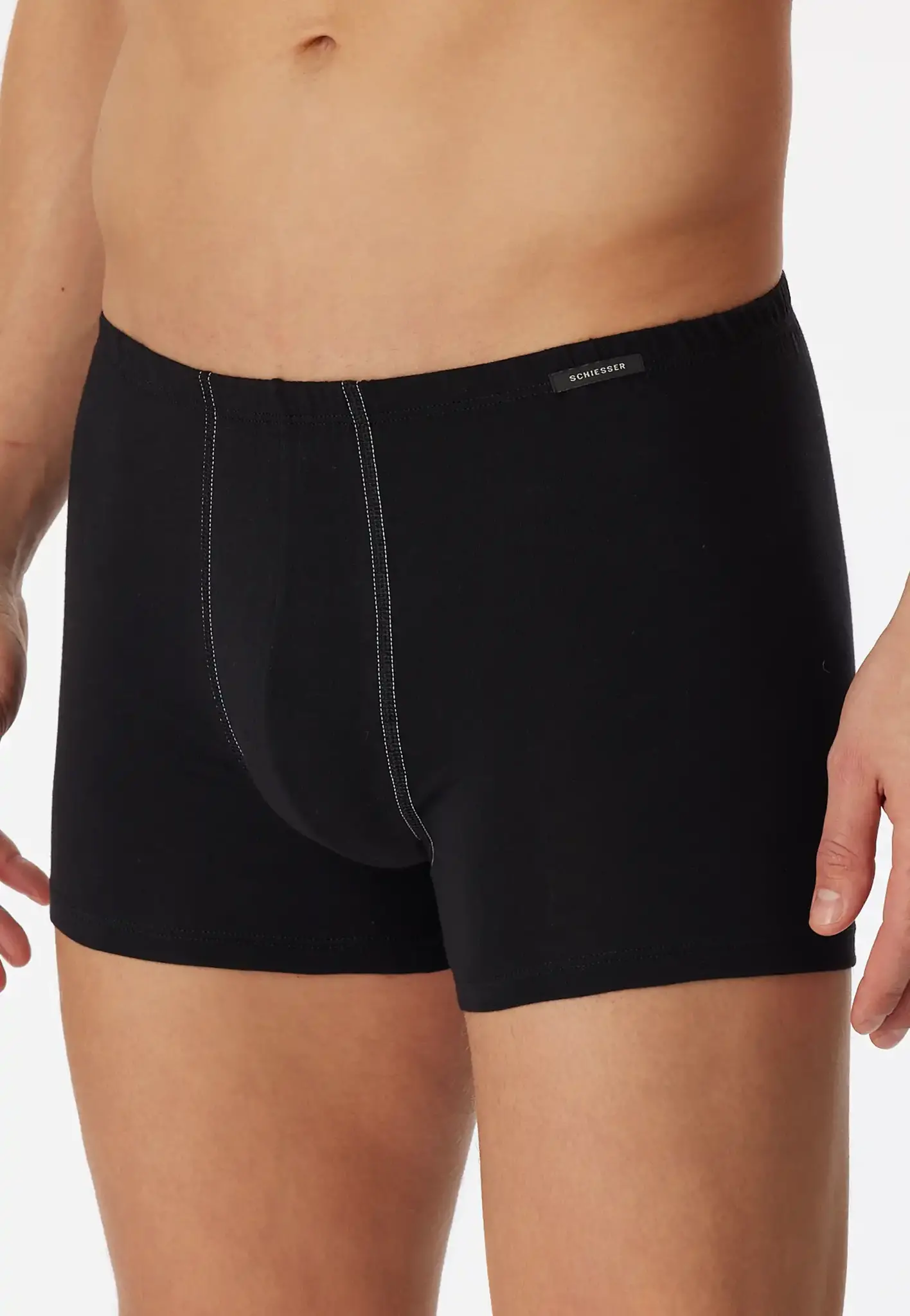 Schiesser 3-pack heren boxershorts katoen - Essentials - Comfortabele Biologisch katoenen heren ondergoed