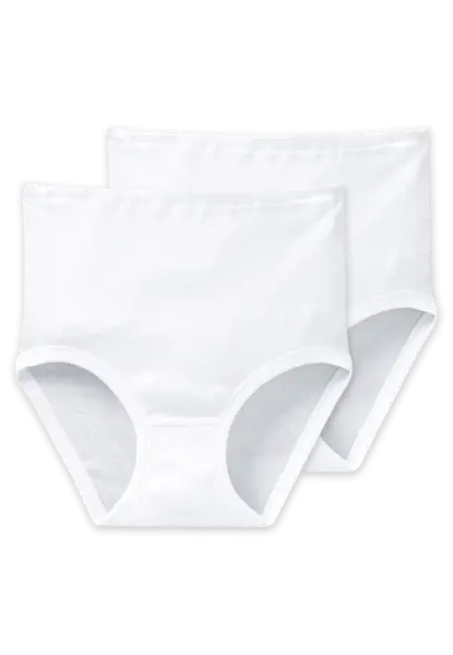 Schiesser 2-Pack Taille dames slips - Fein rib original - 100% biologisch katoenen dames onderbroek - Zachte randen - comfortabel Schiesser 2-Pack Taille dames slips - Fein rib original - 100% biologisch katoenen dames onderbroek - Zachte randen - comfortabel
