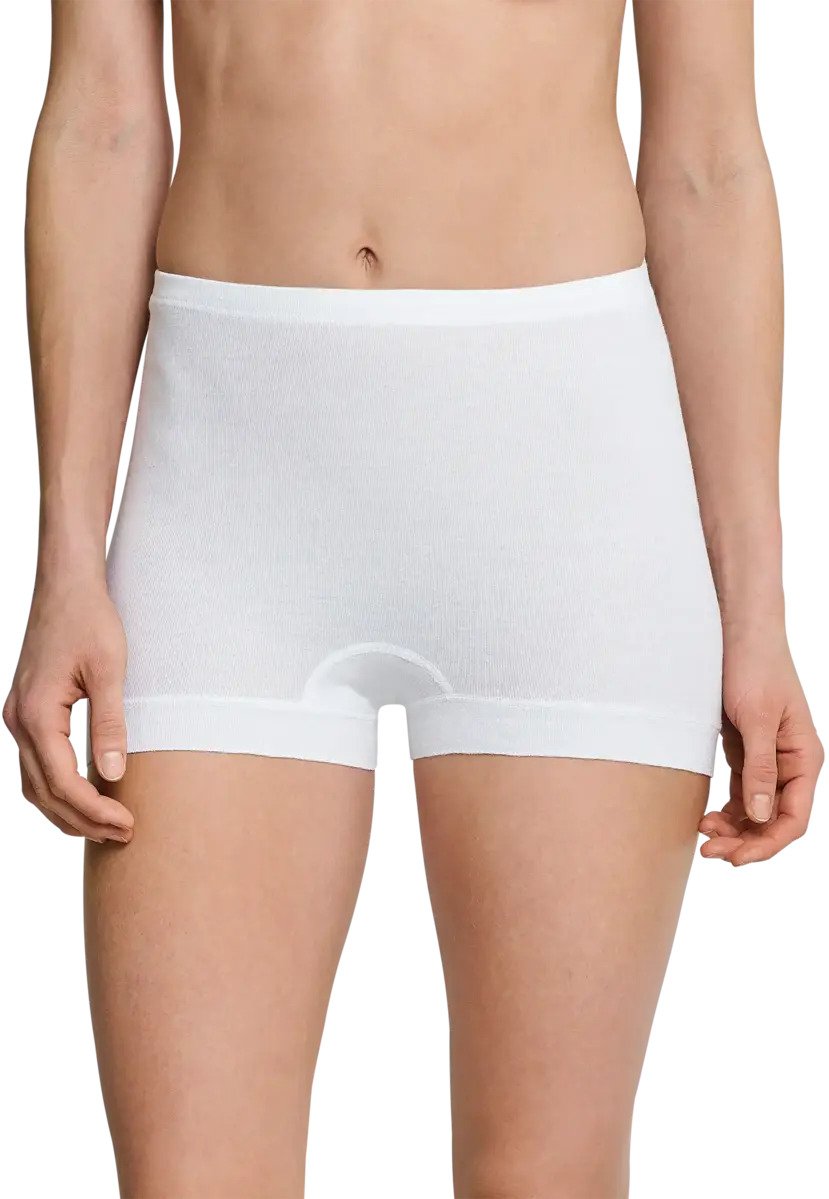 Schiesser 2-Pack dames panty shorts - Fein rib original - 100% biologisch katoenen boxershorts - Comfortabel - Extra zachte katoenen randen