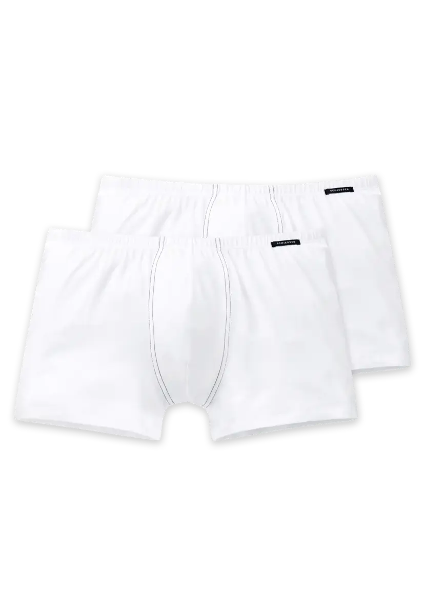 Schiesser 2-pack heren boxershorts katoen - Essentials - Comfortabele Biologisch katoenen heren ondergoed Schiesser 2-pack heren boxershorts katoen - Essentials - Comfortabele Biologisch katoenen heren ondergoed
