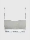 Calvin Klein Bandeau bh - Strapless bh - Katoenen balconette bh met afneembare bandjes