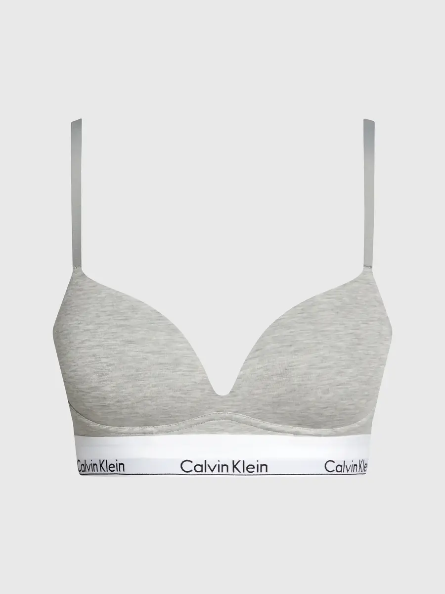 Calvin Klein Push-Up Plunge bh met beugel - Katoen modal - Ademend materiaal - Diep uitgesneden Calvin Klein Push-Up Plunge bh met beugel - Katoen modal - Ademend materiaal - Diep uitgesneden