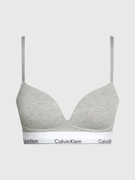 Calvin Klein Push-Up Plunge bh met beugel - Katoen modal - Ademend materiaal - Diep uitgesneden Calvin Klein Push-Up Plunge bh met beugel - Katoen modal - Ademend materiaal - Diep uitgesneden